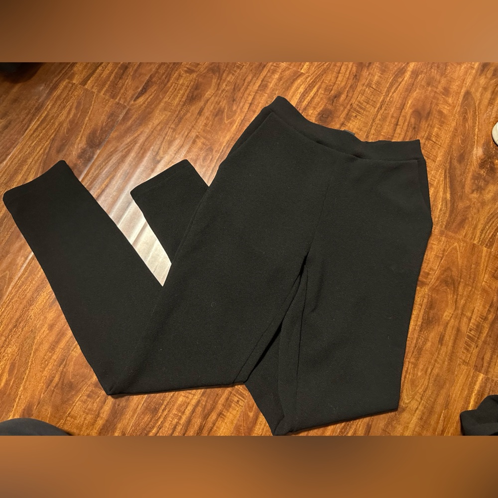 SHEIN Elegant Black Trousers